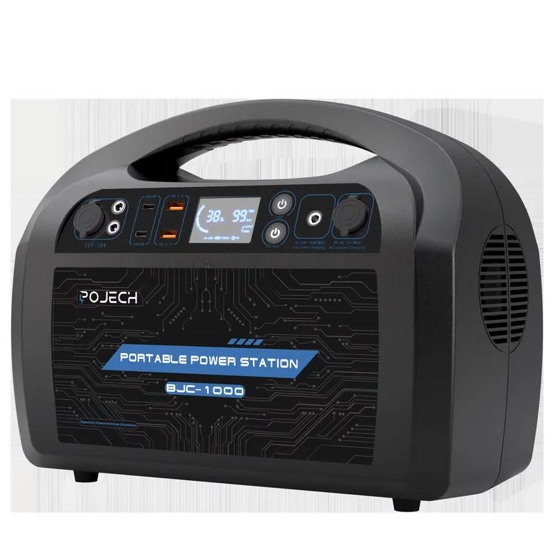 Outdoor Uninterruptible Power Supply - สถานีพลังงานแสงอาทิตย์แบบพกพา 1000W ความจุสูง พร้อมระบบสำรองไฟ (UPS) สำหรับ