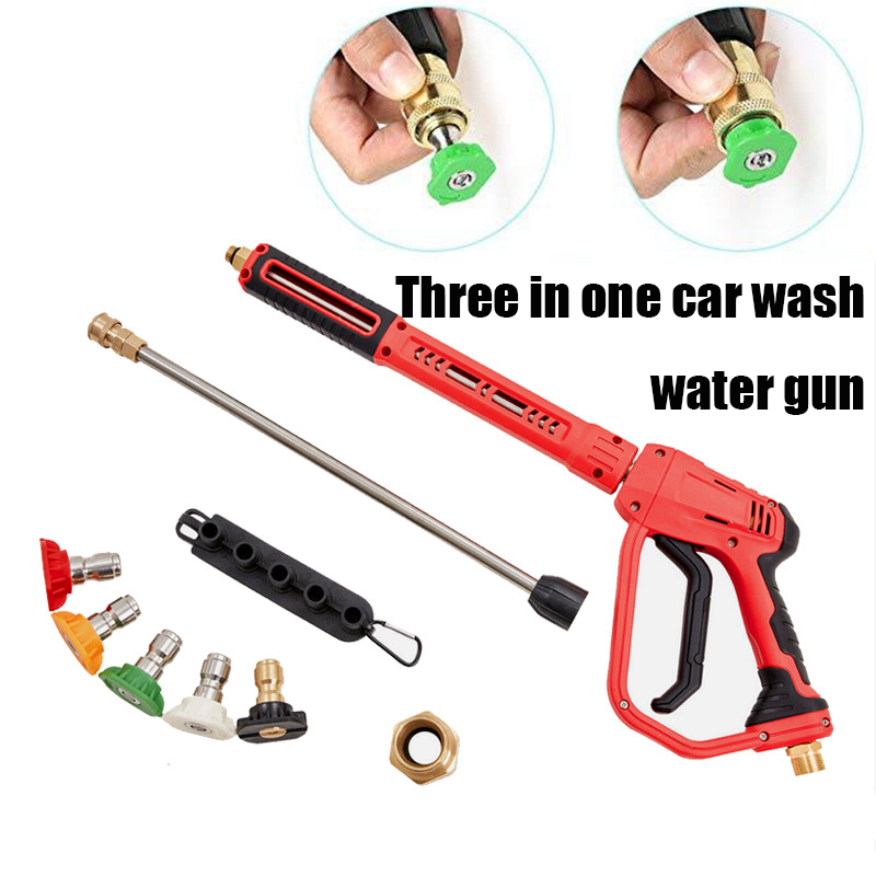 Power Washer Gun Replacement - เครื่องฉีดน้ําแรงดันสูง 4000 PSI 5 เคล็ดลับหัวฉีด Power