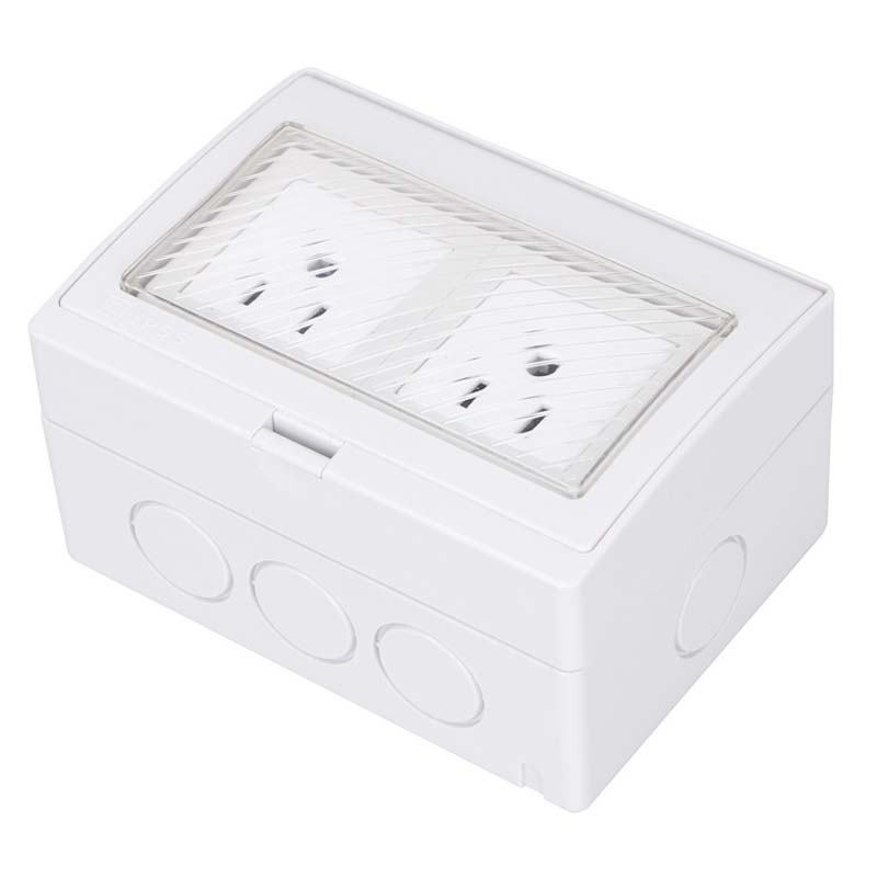 Outdoor Kitchen Power Outlet - สีขาว US อุตสาหกรรมกันน้ํา Wall SOCKET ห้องครัวกลางแจ้ง