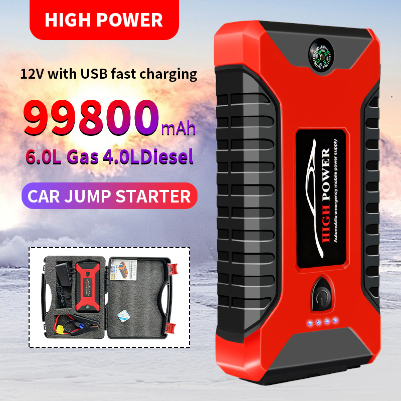 Quality Outdoor Power - อุปกรณ์จ่ายไฟฉุกเฉินคุณภาพสูง 12V อุปกรณ์ชาร์จแบตเตอรี่สำหรับการสตาร์ทฉุกเฉิน อุปกรณ์จ่ายไฟสำหรับใช้งานกลางแจ้ง (รุ่น 29B)