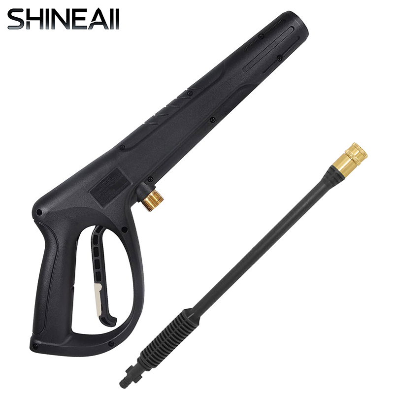 Power Washer Gun Replacement - ปืนฉีดน้ำแรงดันสูง M22 14 มม. ข้อต่อทางเข้า ปืนฉีดน้ำแรงดันสูง