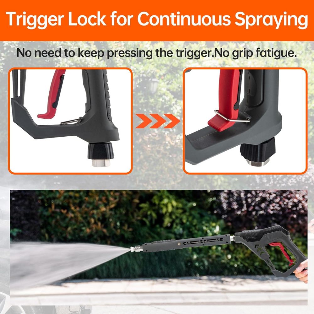 ปืนฉีดน้ำพร้อมหัวหมุน, หัวต่อเ - Power Washer Gun Replacement บทวิจารณ์และราคา