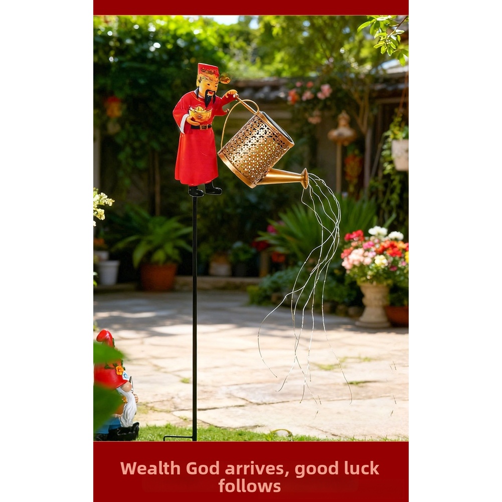 โคมไฟรดน้ำต้นไม้พลังงานแสงอาทิ - Outdoor Yard Power Stake บทวิจารณ์และราคา