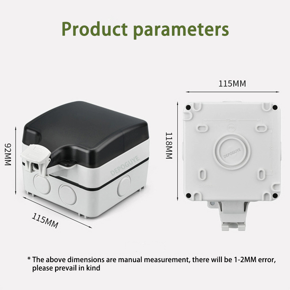 IP66 ซ็อกเก็ตกันน้ํา Universal - Outdoor Kitchen Power Outlet บทวิจารณ์และราคา