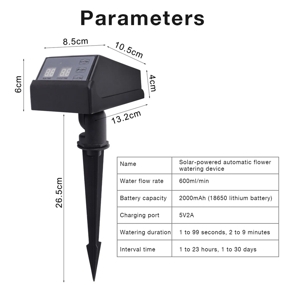 ตัวตั้งเวลาควบคุมการรดน้ำพลังง - Outdoor Power With Timer บทวิจารณ์และราคา
