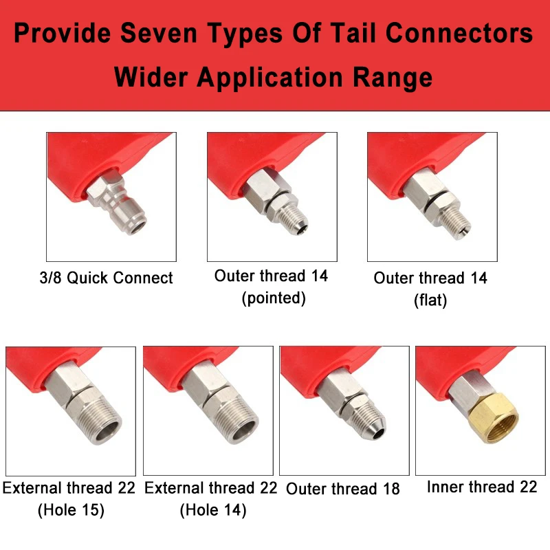 หัวฉีดแรงดันสูงสีแดงปืนเครื่อง - Power Washer Gun Replacement บทวิจารณ์และราคา