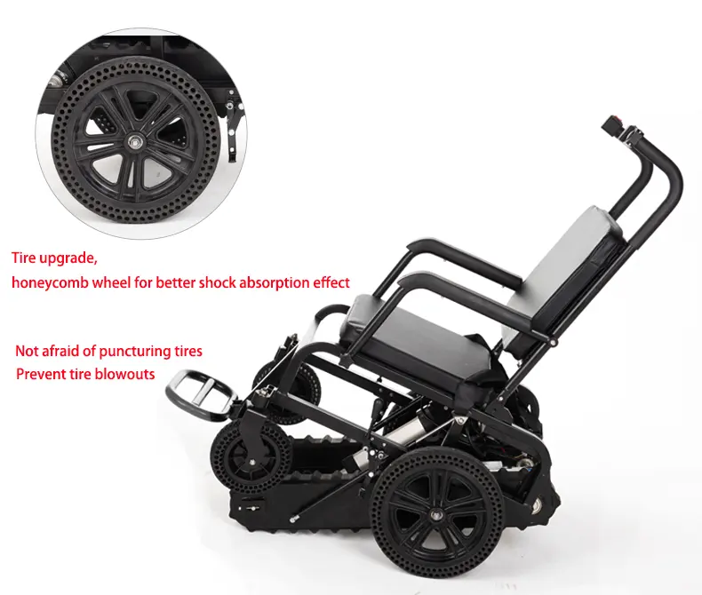 รถเข็นไฟฟ้าพับได้สำหรับขึ้นบัน - Outdoor Power Wheelchair บทวิจารณ์และราคา