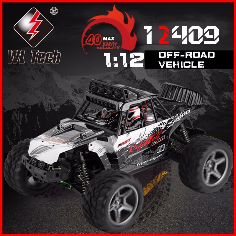 WLtoys 12409 รถแข่ง 1/12 4WD 2 - Outdoor Power Meter Bike บทวิจารณ์และราคา
