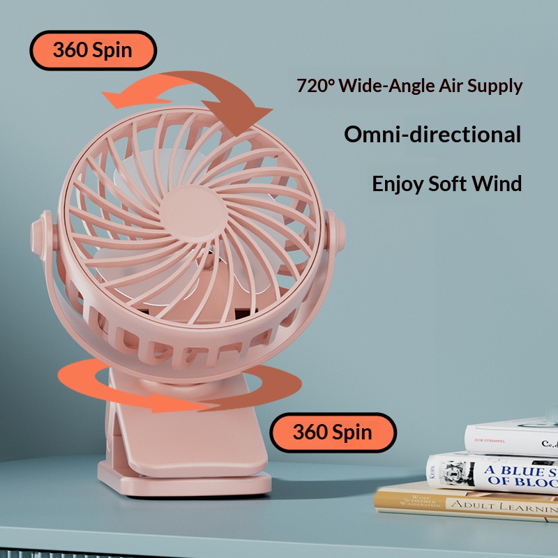 พัดลมพกพาแบบหนีบ หัวหมุนได้ 72 - Outdoor Power With Timer บทวิจารณ์และราคา