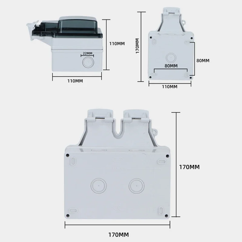Tuya ปลั๊กไฟฟ้า IP66กลางแจ้ง E - Outdoor Power With Timer บทวิจารณ์และราคา