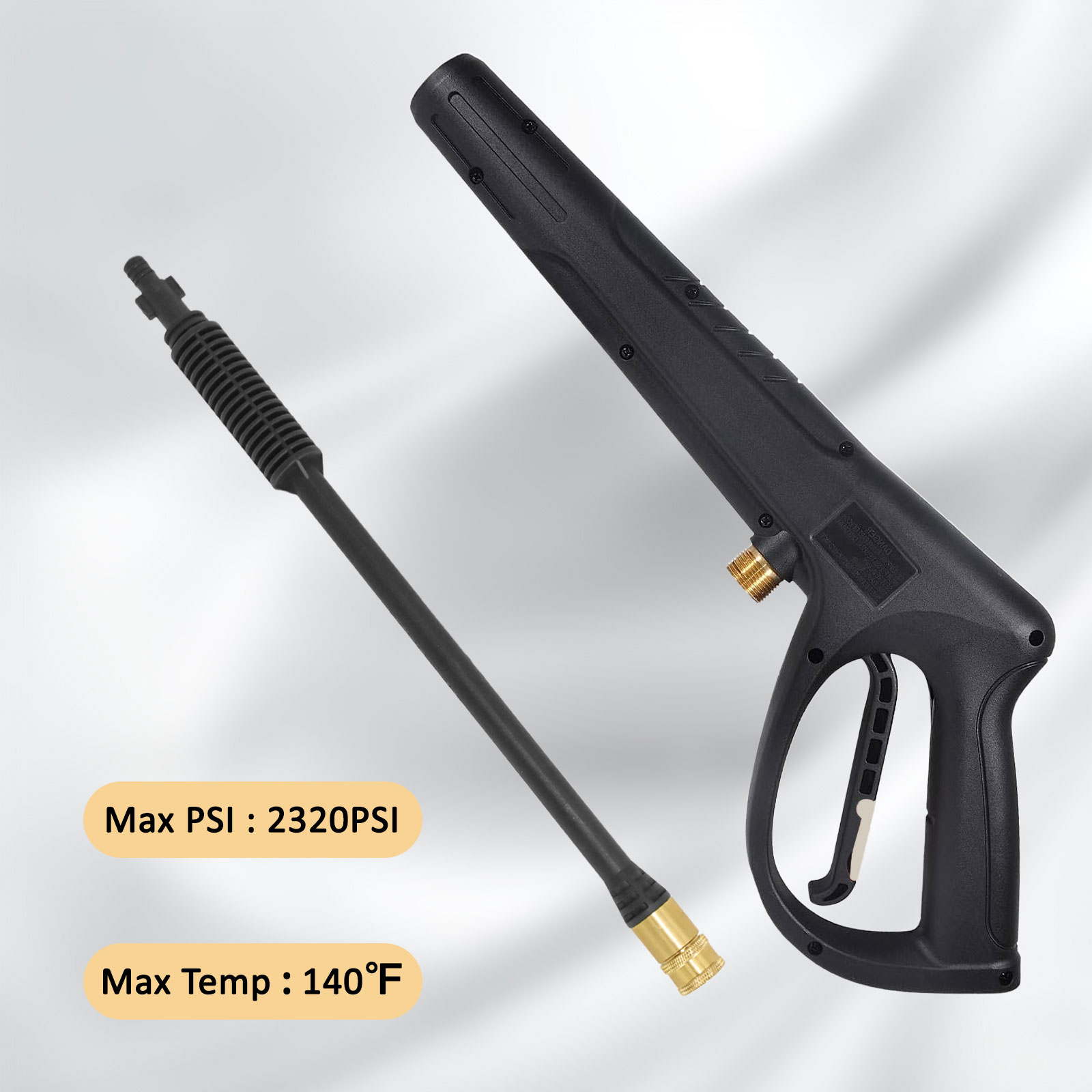ปืนฉีดน้ำแรงดันสูง M22 ข้อต่อท - Power Washer Gun Replacement บทวิจารณ์และราคา