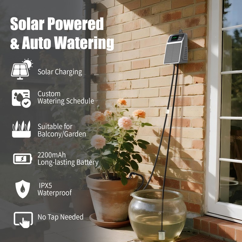 ชุดระบบน้ำหยดอัตโนมัติพลังงานแ - Outdoor Power With Timer บทวิจารณ์และราคา