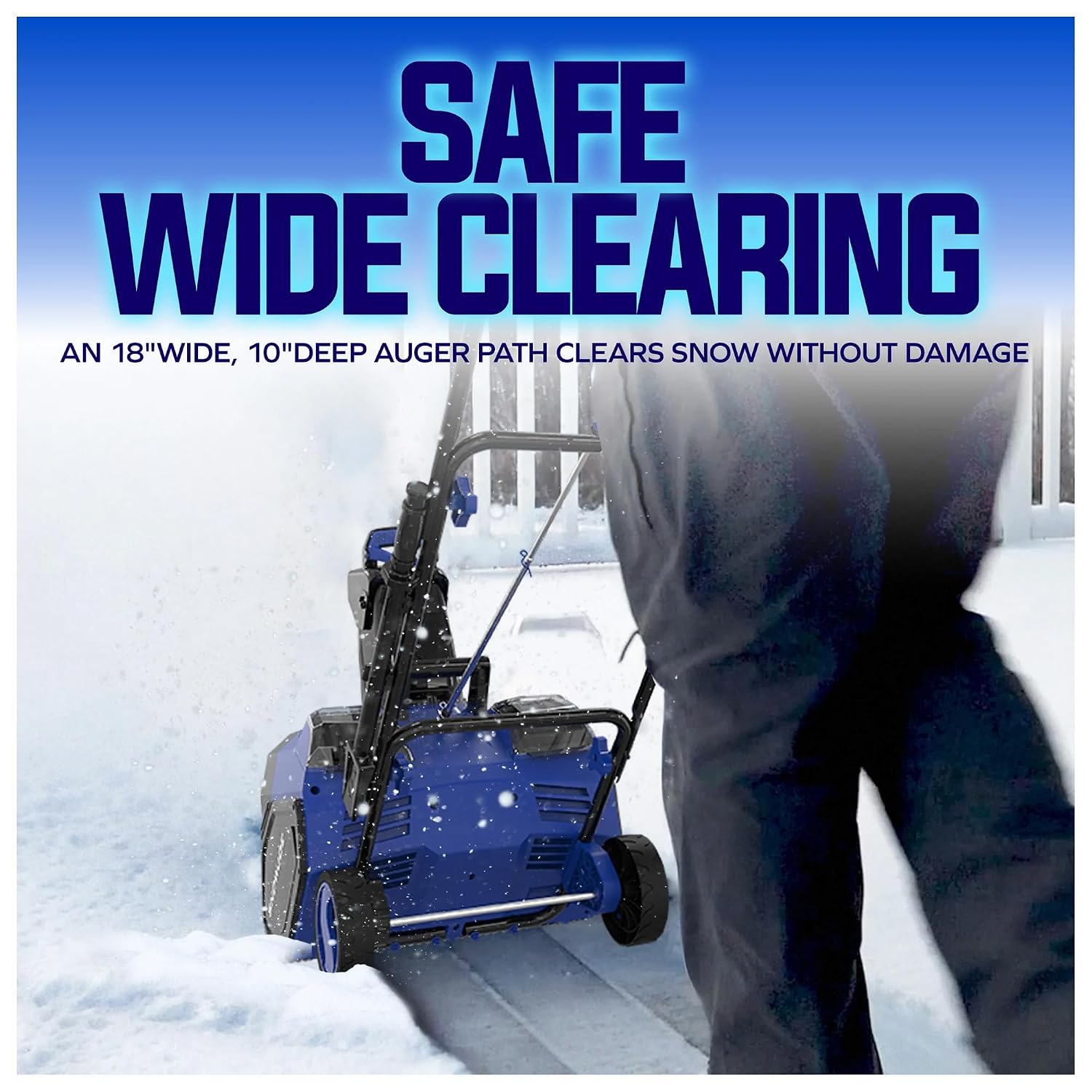 เครื่องเป่าหิมะไฟฟ้าไร้สาย ION - Snow Blower Single บทวิจารณ์และราคา