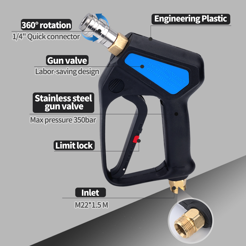เปลี่ยนแรงดันสูงสั้นเครื่องซัก - Power Washer Gun Replacement บทวิจารณ์และราคา