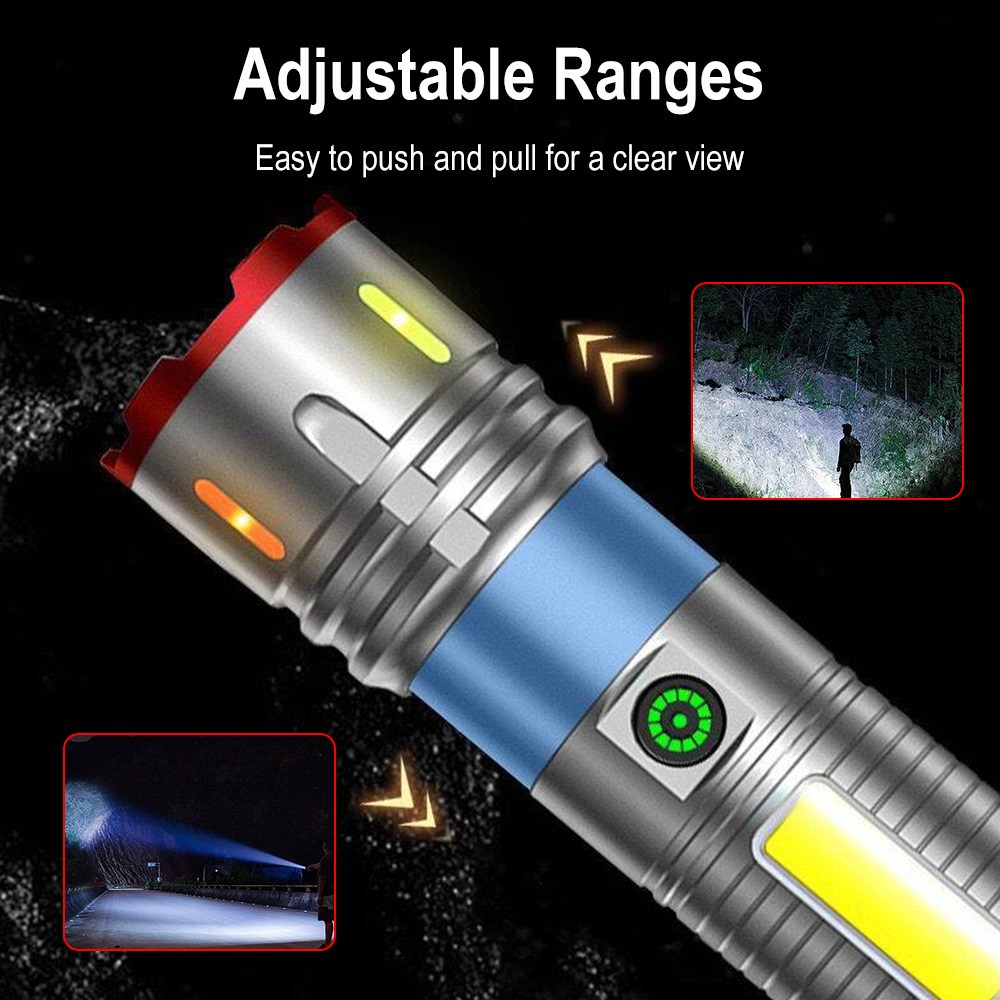 BORUiT ไฟฉาย LED Zoomable Type - Outdoor Power Meter Bike บทวิจารณ์และราคา