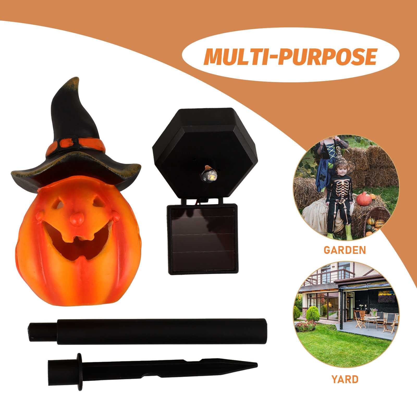 โคมไฟปักสนามพลังงานแสงอาทิตย์ร - Outdoor Yard Power Stake บทวิจารณ์และราคา