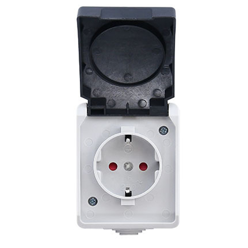 ยุโรปฝรั่งเศสเยอรมัน 16A พื้นผ - Outdoor Kitchen Power Outlet บทวิจารณ์และราคา