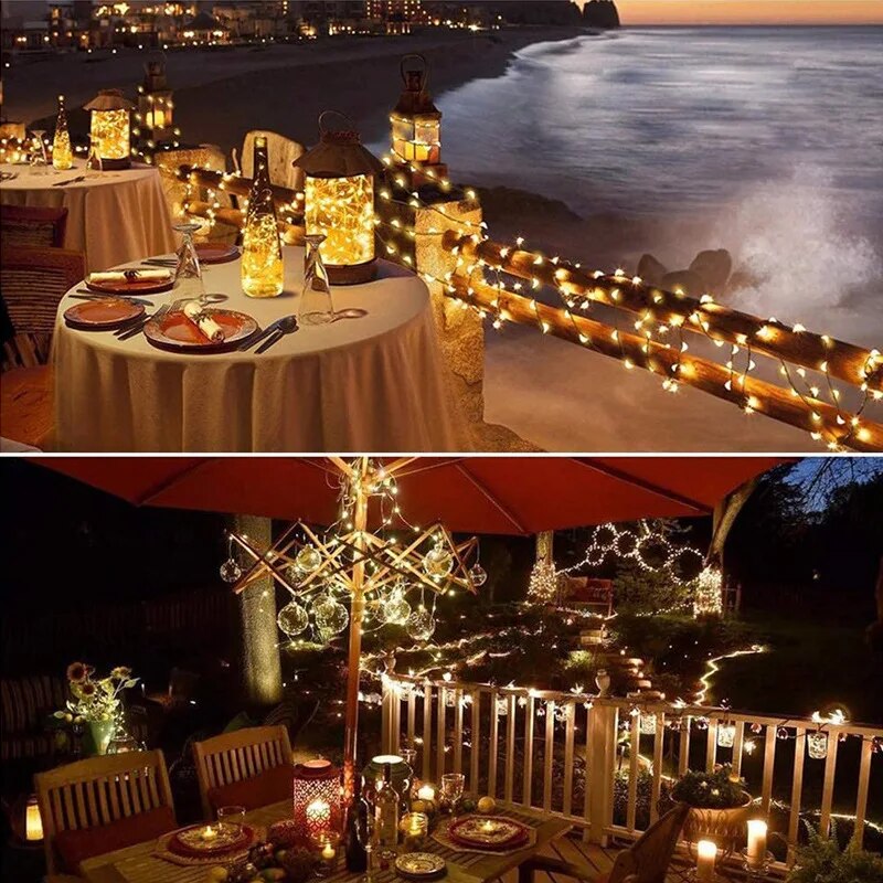 ไฟราวพลังงานแสงอาทิตย์ LED 100 - Outdoor Power For Wedding บทวิจารณ์และราคา