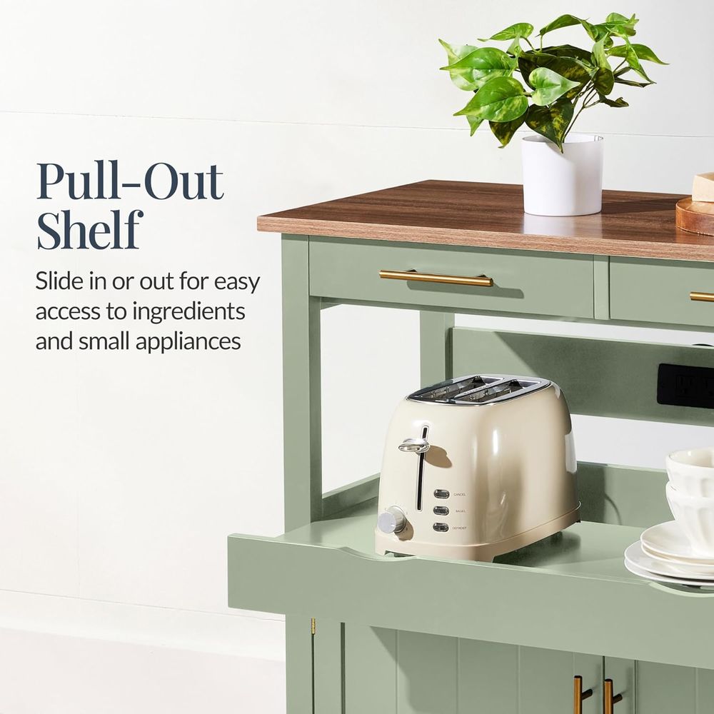 รถเข็นครัวแบบมีล้อขนาด 36 นิ้ว - Outdoor Kitchen Power Outlet บทวิจารณ์และราคา