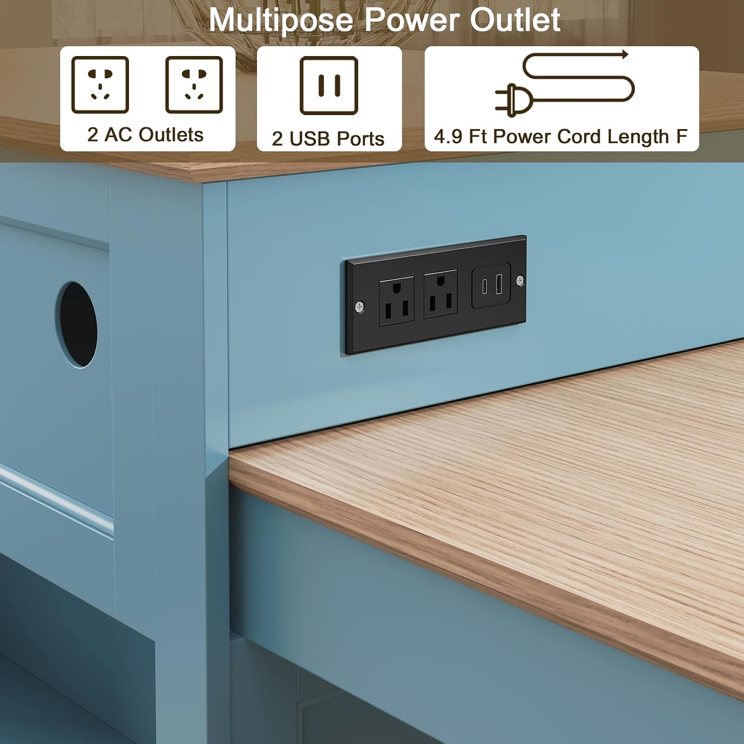 เคาน์เตอร์ครัวขนาด 87.5 นิ้ว พ - Outdoor Kitchen Power Outlet บทวิจารณ์และราคา